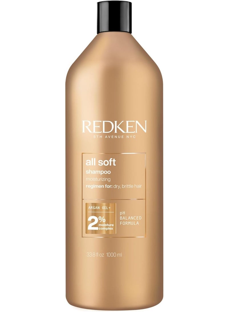 Redken All Soft Shampoo 33.8 Fl Oz