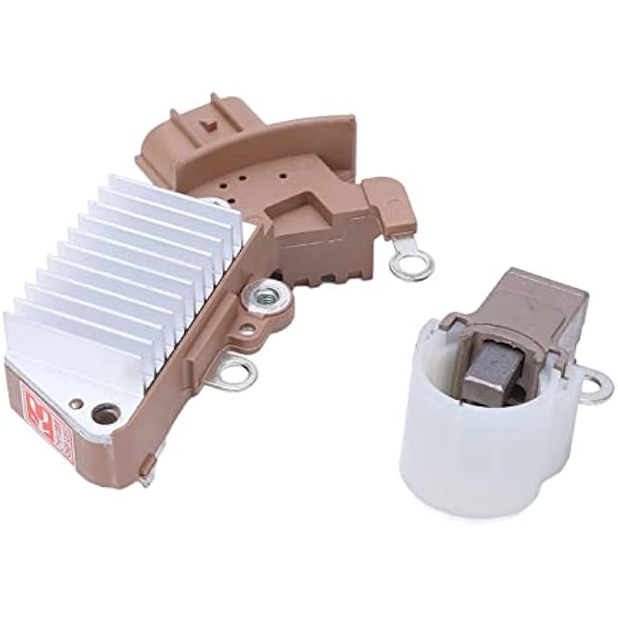 Mrisata Alternator Regulator Set Alternator Voltage Regulator with Brush Holder 1260001810 Replacement for Camry - Image 5