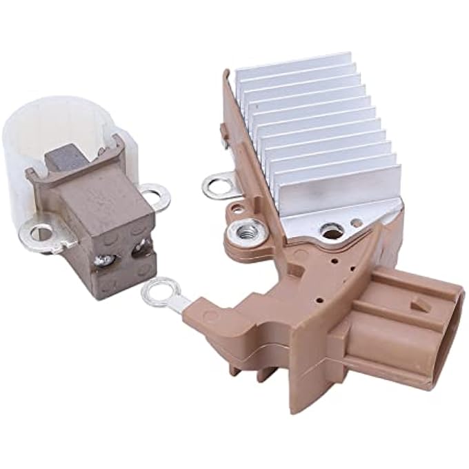 Mrisata Alternator Regulator Set Alternator Voltage Regulator with Brush Holder 1260001810 Replacement for Camry - Image 1