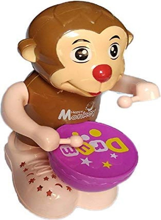 Velocious® Happy Monkey Cartoon Drum Toy Toy for Kids Above 3+ Years | Birthday Gift, Birthday Return Gift - Image 3
