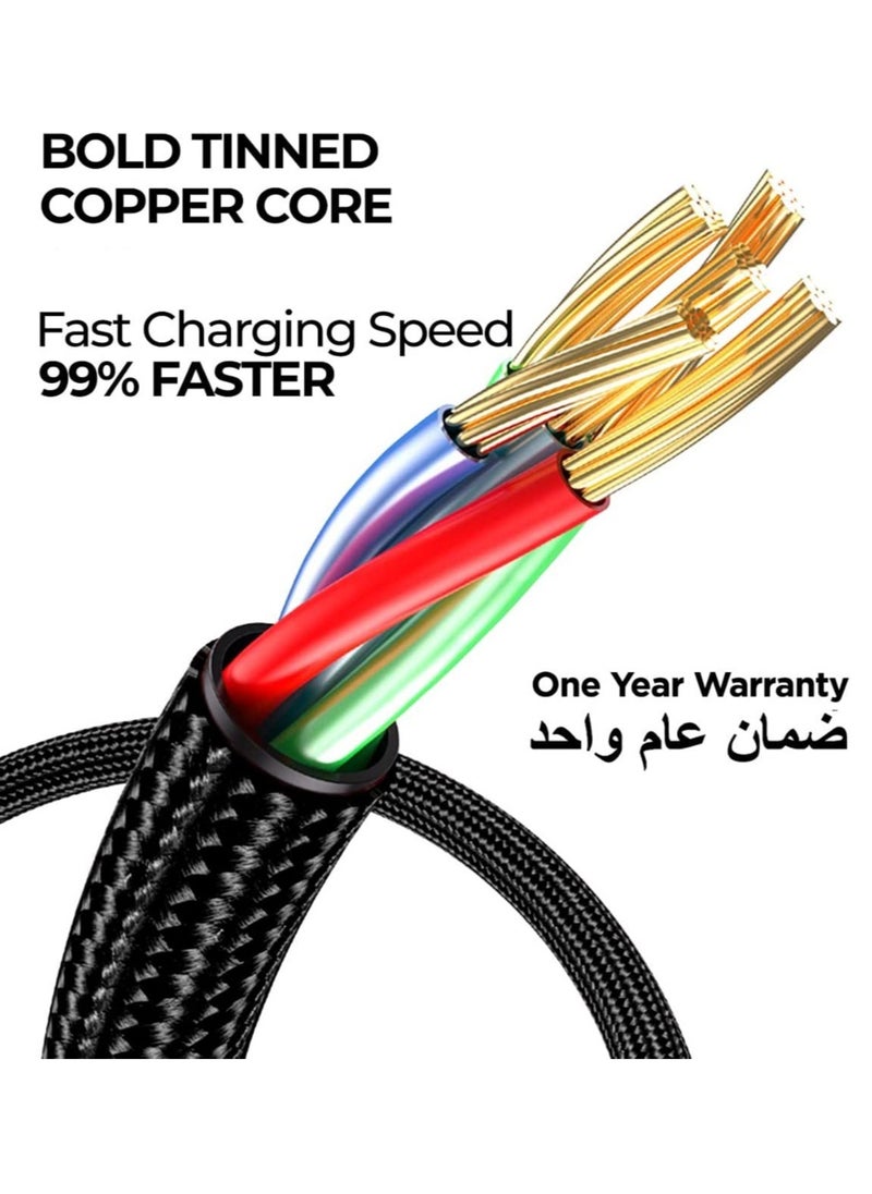 ELTRAZONE Digit plus type c charger cable for iPhone fast charging cable 3A output 1.2 Meters 4FT durable cable compatible with iPhone devices iPad upgradable update 12000 swing test  - Image 4