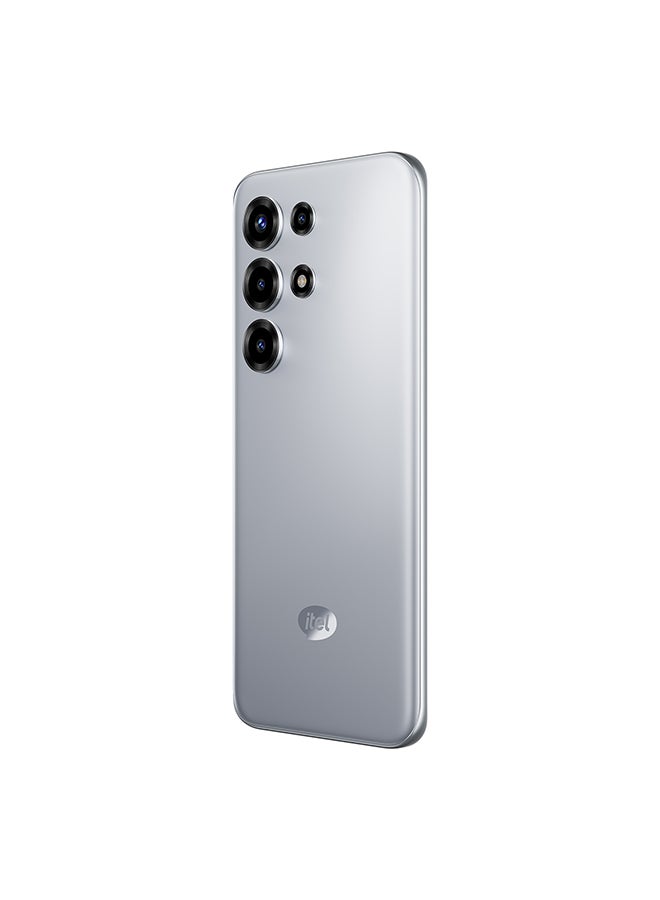 ITEL S26 Ultra Dual SIM Moonstone Silver 8+16GB RAM 256GB 4G - Middle East Version Version - Image 4