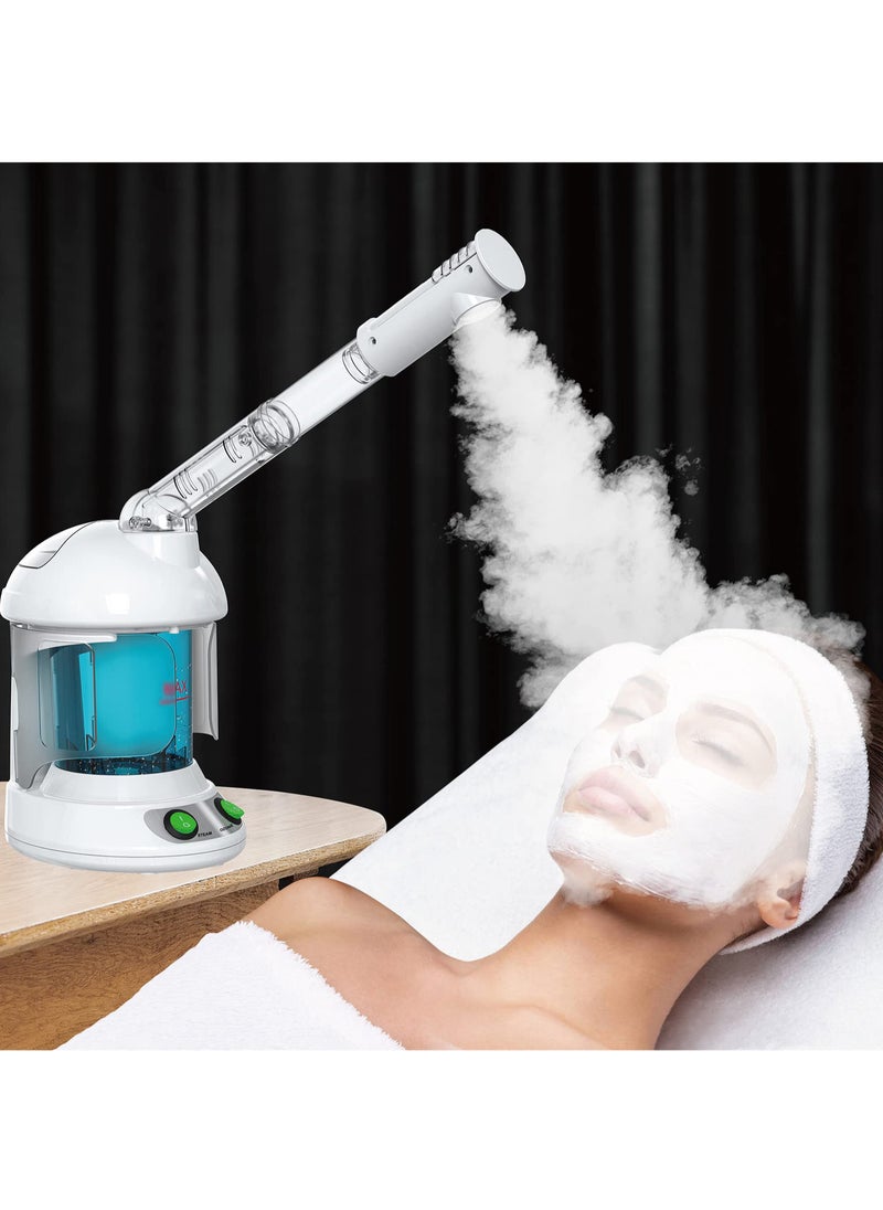Arabest - Nano Ionic Face Steamer with 360° Rotatable Sprayer, Portable Facial Steamer for Personal Care Use at Home or Salon - Image 1