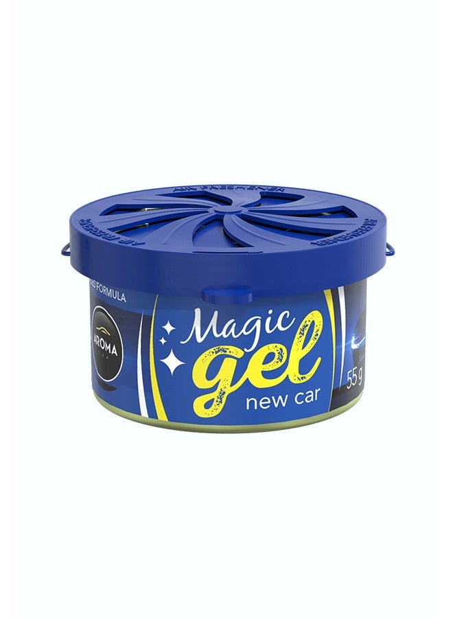 Aroma MAGIC GEL Car Air Freshener New Car 