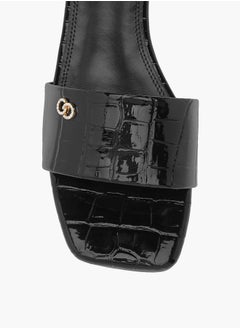 Celeste Women's Logo Accent Slip-On Flat Sandals  - Image 4