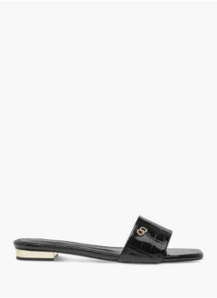 Celeste Women's Logo Accent Slip-On Flat Sandals  - Image 3