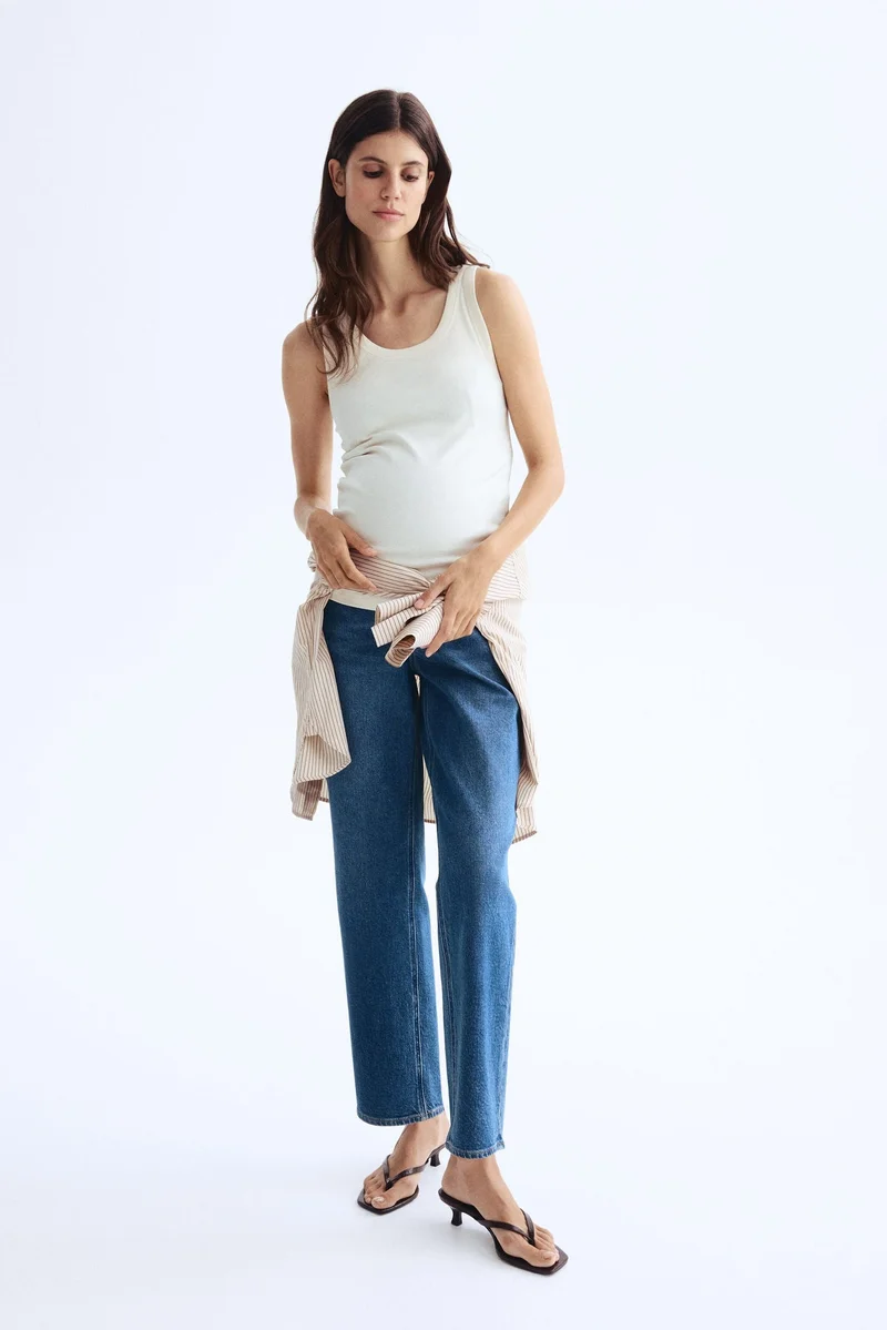 H&M MAMA Ankle-length jeans