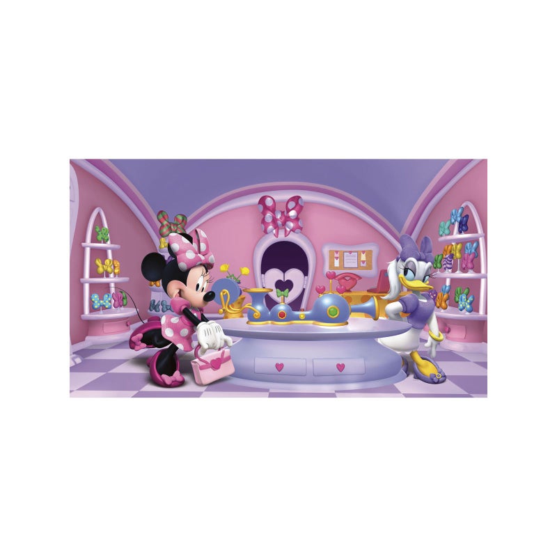 RoomMates Disney Minnie Fashionista Water Activated Removable Wall Mural by RoomMates, JL1302M, 10.5 ft x 6 ft - Image 1