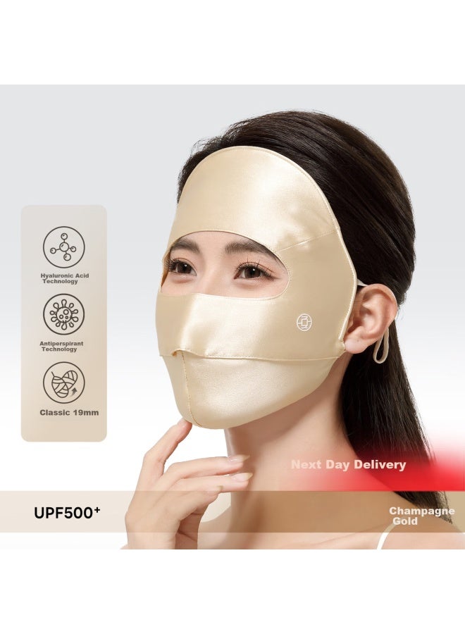 Xia Qin Silk Sun Protection Face Mask, Uv-Resistant, Full Face, Medical Beauty, [Moluqizi] Silk Sun Protection Face Mask Model