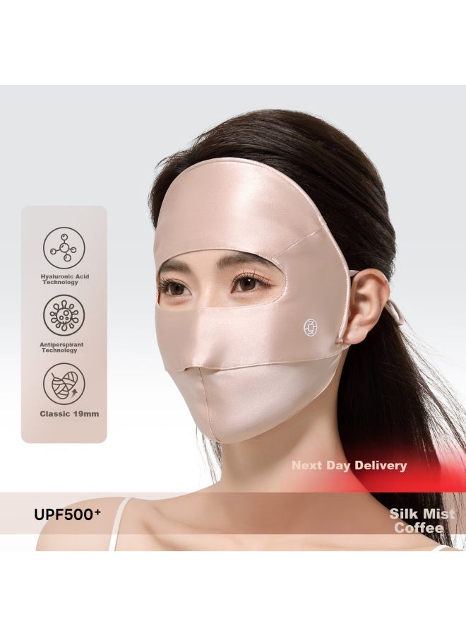 Xia Qin Silk Sun Protection Face Mask, Uv-Resistant, Full Face, Medical Beauty, [Moluqizi] Silk Sun Protection Face Mask Model