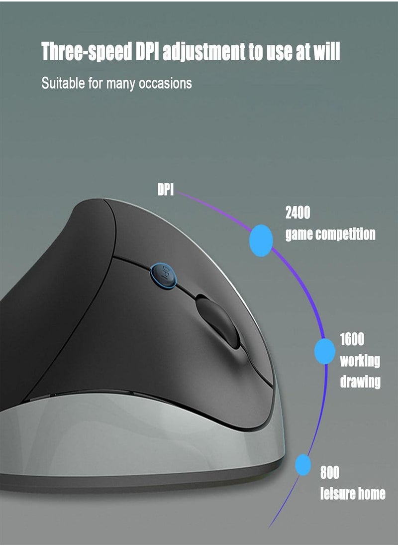 GGOOT - USB Mouse Wireless | 2.4G Silent Mouse for PC | 6 Buttons Cordless Computer Mouse Less Noise with Battery or USB Version for Laptop, Desktop - Image 1