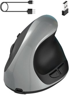 USB Mouse Wireless | 2.4G Silent Mouse for PC | 6 Buttons Cordless Computer Mouse Less Noise with Battery or USB Version for Laptop, Desktop