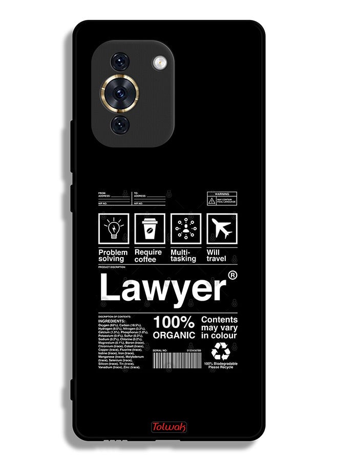 Tolwak Huawei nova 10 Protective Case Cover Lawyer Sticker - Image 2