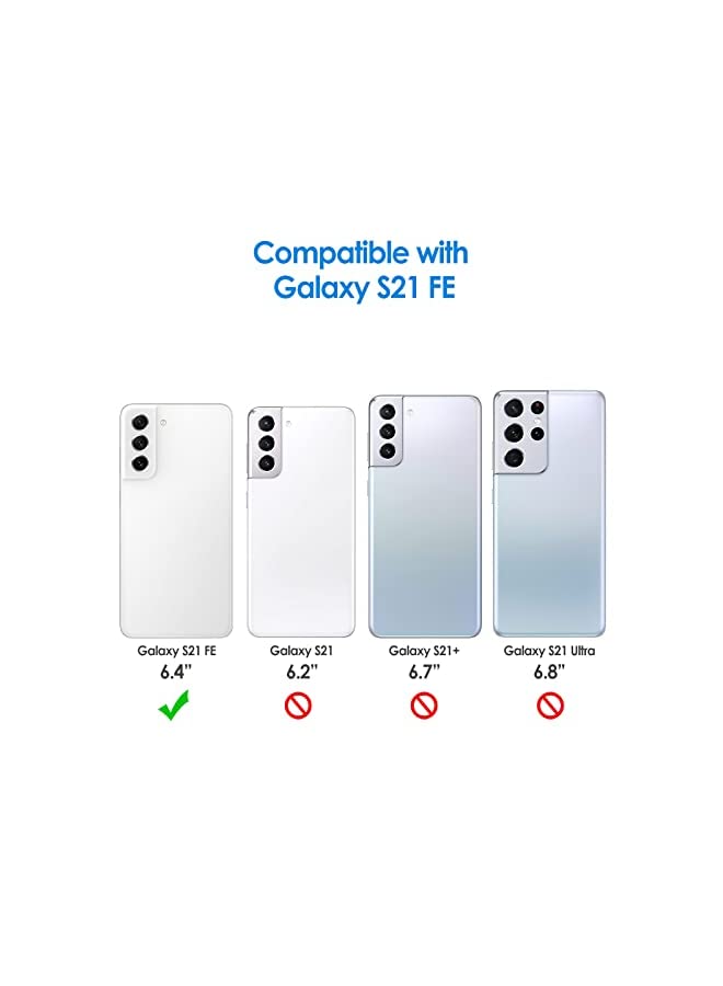 Jetech Slim Fit Case for Samsung Galaxy S21 FE 5G 6.4-Inch, Thin Phone Cover with Shock-Absorption and Carbon Fiber Design (Black) - Image 2