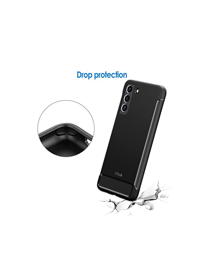 Jetech Slim Fit Case for Samsung Galaxy S21 FE 5G 6.4-Inch, Thin Phone Cover with Shock-Absorption and Carbon Fiber Design (Black) - Image 5