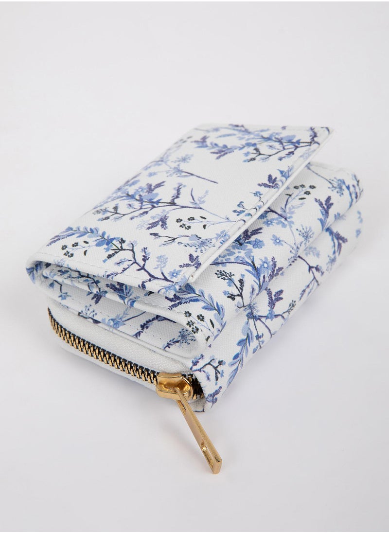 DeFacto Floral Patterned Faux Leather Wallet  - Image 3