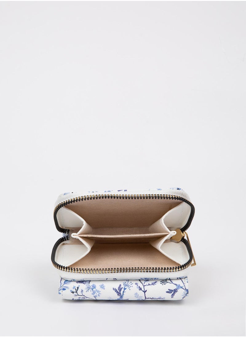 DeFacto Floral Patterned Faux Leather Wallet  - Image 5