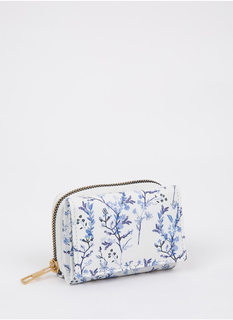 DeFacto Floral Patterned Faux Leather Wallet  - Image 2