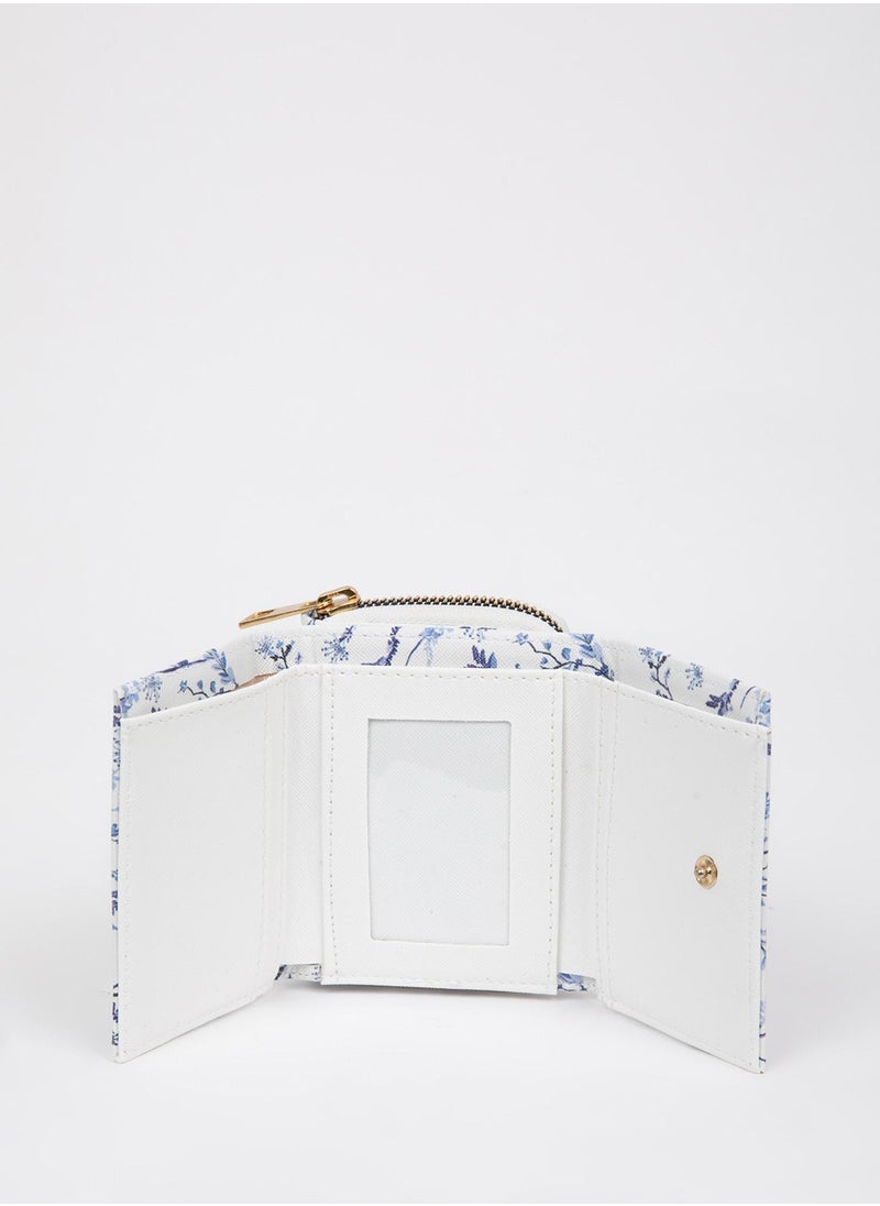 DeFacto Floral Patterned Faux Leather Wallet  - Image 4