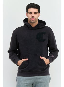 Champion Men Sportswear Fit Outdoor Sweatshirts, Washed Black  - Image 1