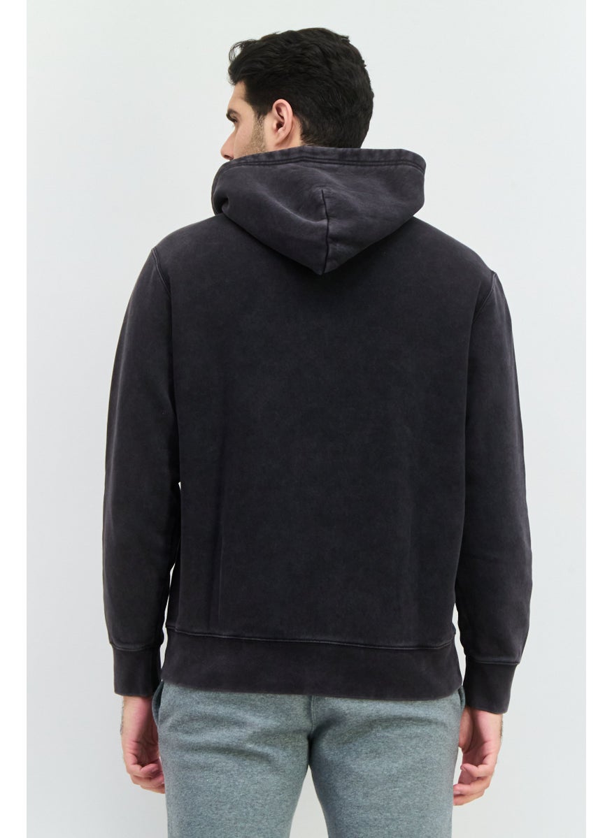 Champion Men Sportswear Fit Outdoor Sweatshirts, Washed Black  - Image 3