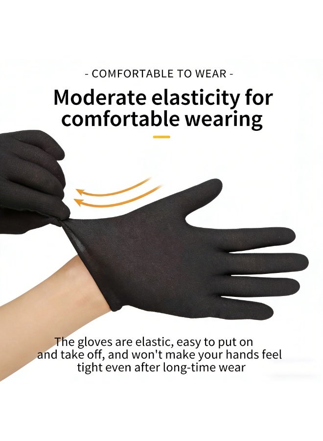 NIBEMINENT 20 قطعة قفازات قطنية للإكزيما واليدين الجافتين، 10 أزواج من بطانات العمل المرطبة بفوائد السبا، تناسب مرنة للبشرة الحساسة (أسود، مقاس واحد) - Image 4