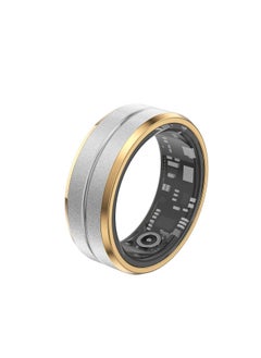 Generic Smart Ring Multi-function Ring For Men And Women Black Technology Waterproof Bluetooth Ring Sleep Mode Heart Rate Gesture Photo-Color:Side Gold No. 9 (inner Diameter 19mm) Wire Charger  - Image 1