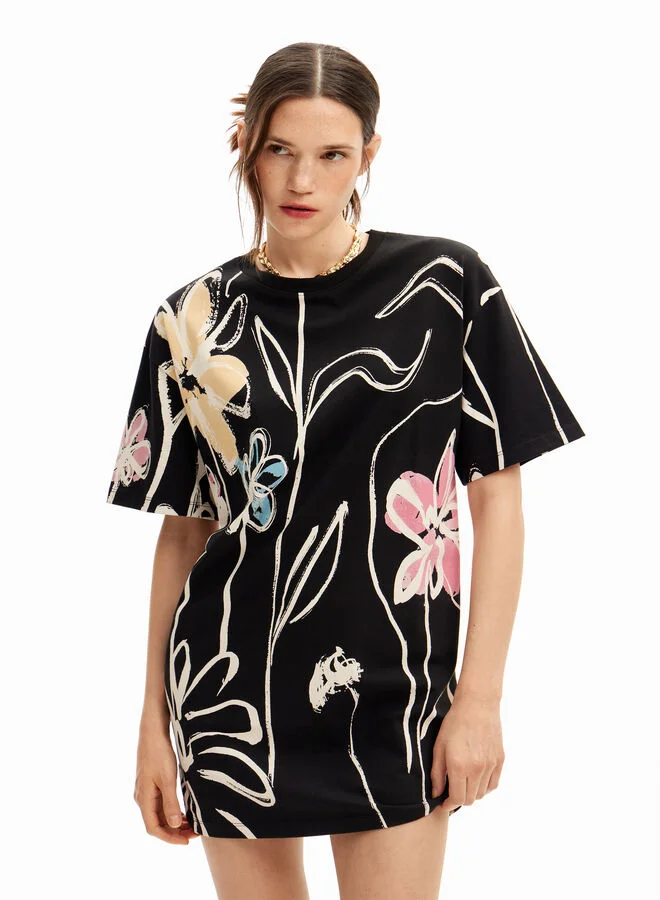 DESIGUAL Floral Print Dress