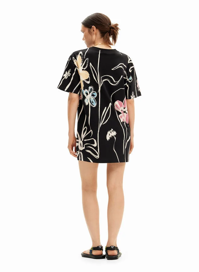 DESIGUAL Floral Print Dress