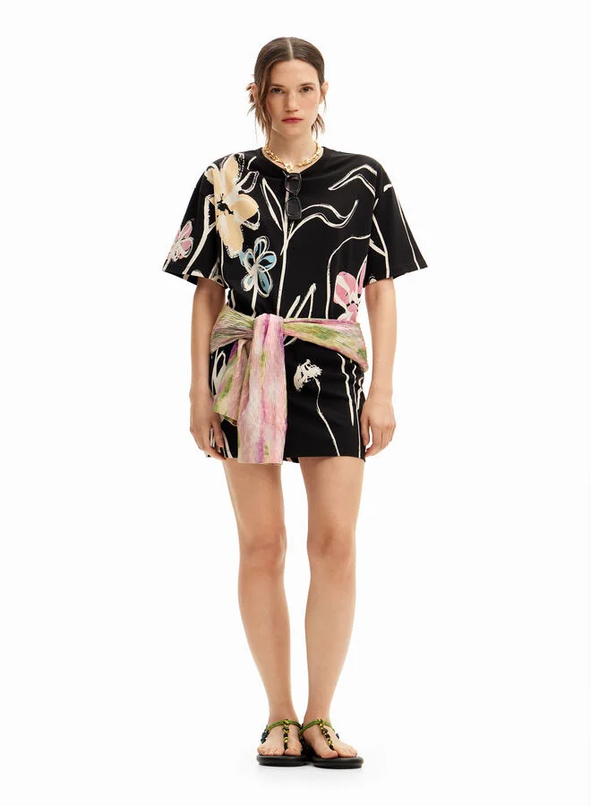 DESIGUAL Floral Print Dress