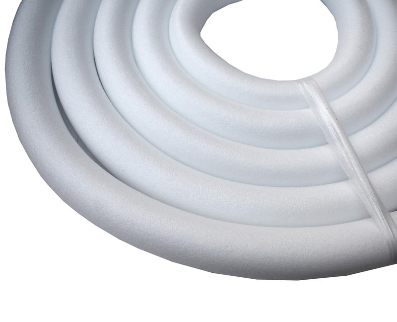 EVNCOM Foam Tube for Art & Craft Home Decoration Insulation DIY Projects Swim Pool Noodles Pipe and Rope Cover 50mm 30mm Inner 20mm Outer 40Meter Foam Tube - Image 1