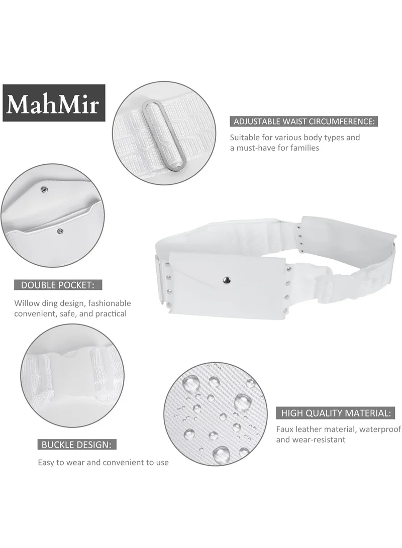 Mahmir Large MahMir Premium Ihram Belt for Men – Comfortable, Adjustable, White Belt for Hajj & Umrah, Unstitched, Waterproof, Follows Sunnah, Ideal for Ahram & Ehram for Men | Best Price UAE
