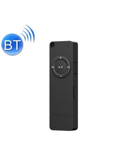 XT02 U Disk Style MP3 Music Player, Memory Capacity: Bluetooth Set(Black)