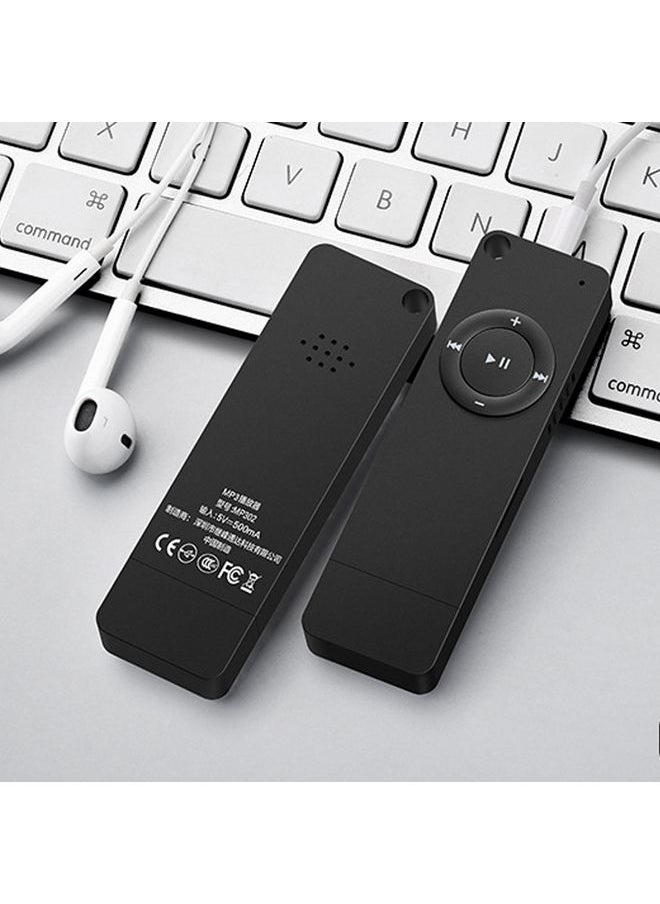 Generic - XT02 U Disk Style MP3 Music Player, Memory Capacity: Bluetooth Set(Black) - Image 1