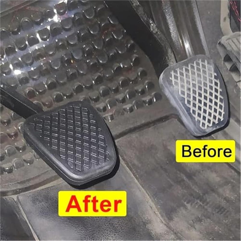 Vuzmode Rubber Brake Clutch Pedal Pad Covers - Image 2