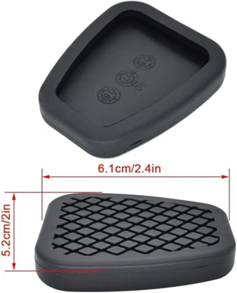 Vuzmode Rubber Brake Clutch Pedal Pad Covers - Image 4