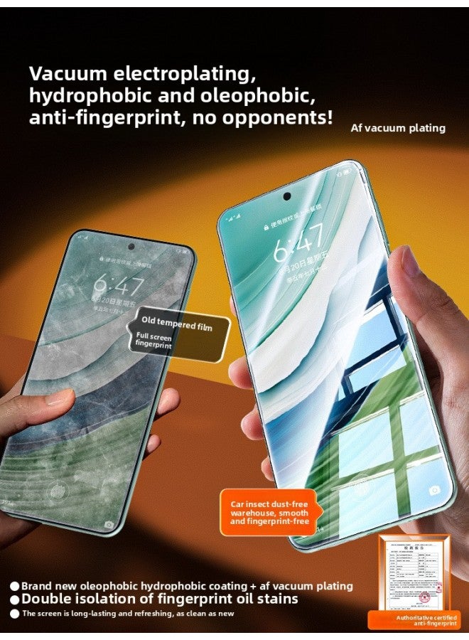 For Huawei Mate70 Tempered Film Pura70mate60pro Mobile Phone P40p50e For Huawei Nova13 Vitality-Colour:Second-generation Xuanwu Glass Film 【50 Times Explosion-proof】★Ultra-clear 1 Set】 100% Well-filmed★Unlock In Seconds Without White Edges*free Finger Cot-Size:For Huawei Mate 50 - Image 5