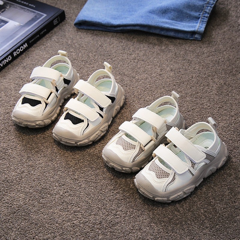 Children'S Toe Anti-Kick Sneaker 2025 Spring And Boys And Girls Korean Style Mesh Breathable Casual Sandals - Image 2