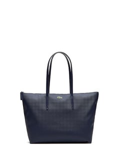 LACOSTE Womens L.12.12 Concept Zip Tote Bag Shoulder Handbag  - Image 1