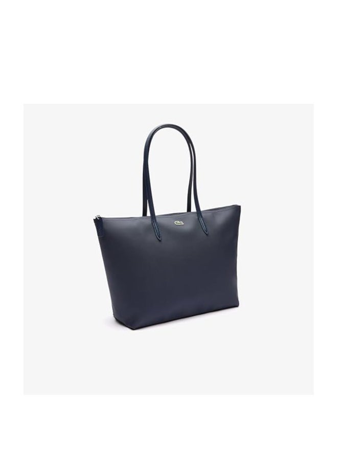 LACOSTE Womens L.12.12 Concept Zip Tote Bag Shoulder Handbag  - Image 4