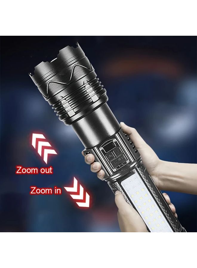 Super Flashlight 15000mAh Rechargeable Tactical Torch Ultra Bright LED Long Range Dual Button For Camping Emergency - Image 5