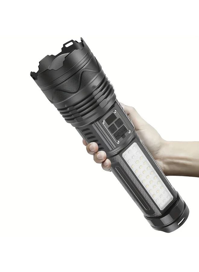 Super Flashlight 15000mAh Rechargeable Tactical Torch Ultra Bright LED Long Range Dual Button For Camping Emergency - Image 1
