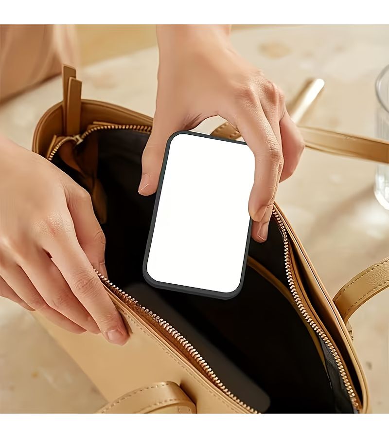 مصباح صغير مشبك بثلاثة مستويات من السطوع - أسود، إضاءة LED محمولة للهواتف المحمولة لتصوير الفيديو وصور السيلفي - Image 1