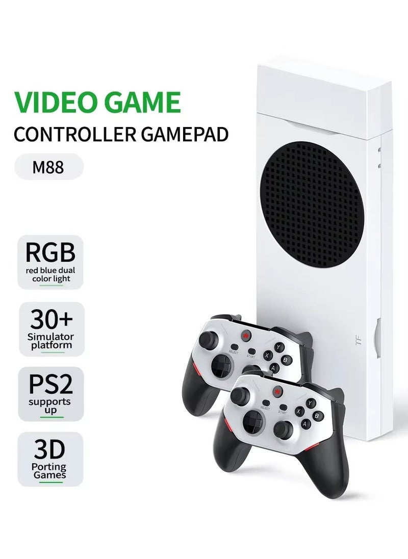 JAJEEK 2025 M88 Pro Retro Game Console with 128GB Built-In Storage – 4K/8K HD Output, 30,000+ Pre-Installed Classic Games – Plug & Play TV Gaming System with Dual Wireless Controllers – Supports PS1/PS2/PSP/N64/Arcade Emulators – Expandable to 512GB via TF Card – Ideal for Kids, Adults, and Family Entertainment  - Image 5