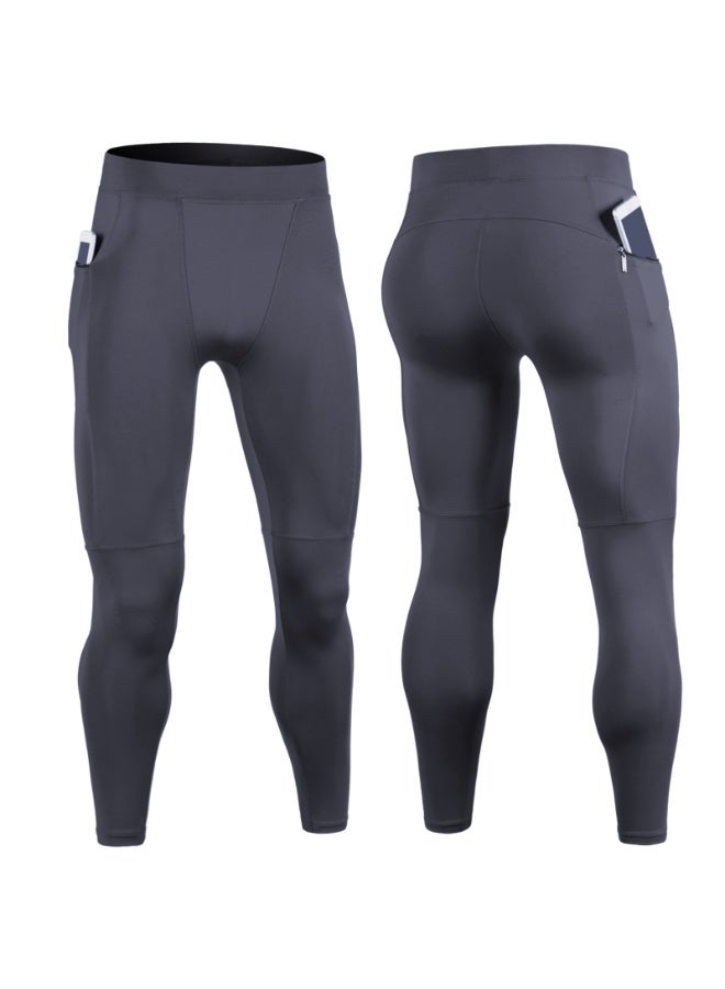 Gym Mens Fitness Running Sport Pants Athletics Tight Leggings Joggings Skinny Yoga Compression Trousers Lycra Sweatpants Dry Fit - Image 1