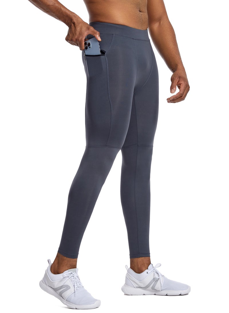 Gym Mens Fitness Running Sport Pants Athletics Tight Leggings Joggings Skinny Yoga Compression Trousers Lycra Sweatpants Dry Fit - Image 3