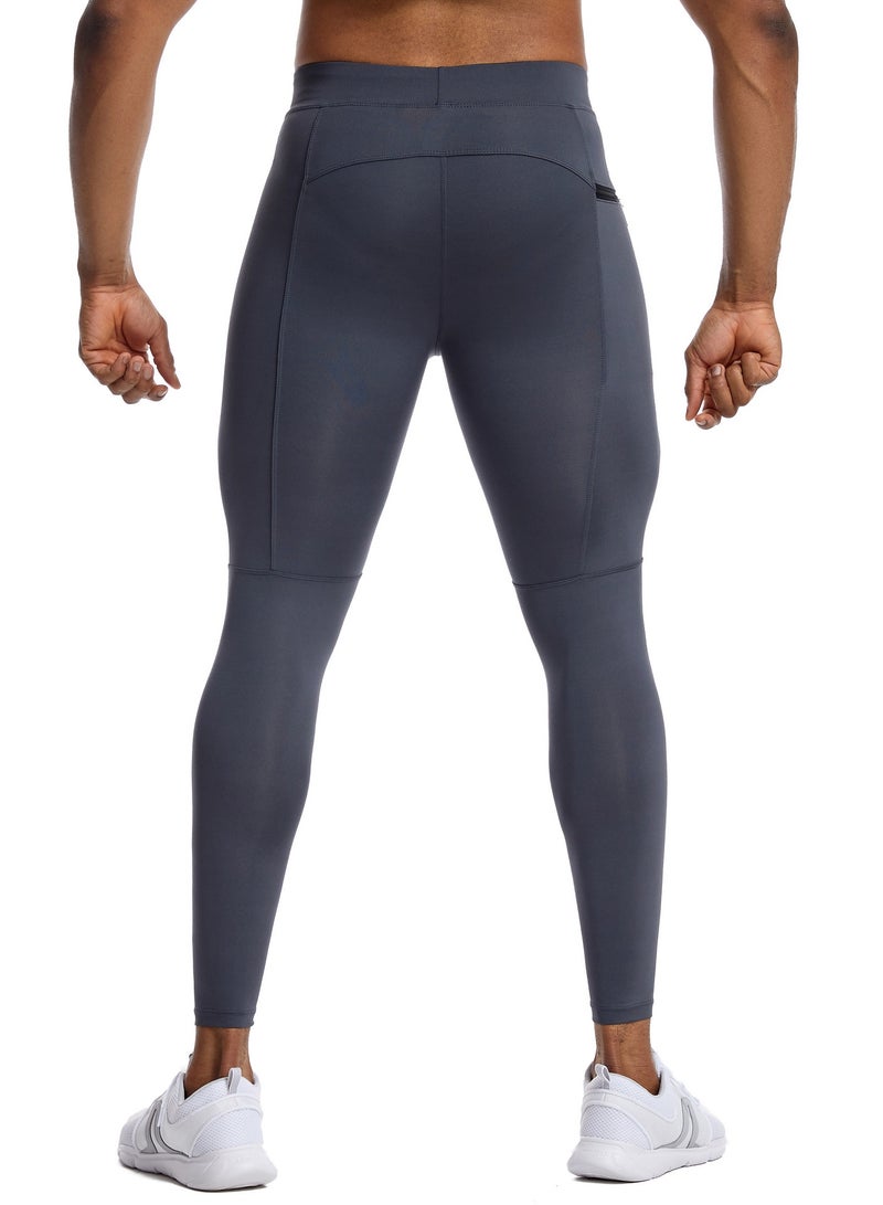 Gym Mens Fitness Running Sport Pants Athletics Tight Leggings Joggings Skinny Yoga Compression Trousers Lycra Sweatpants Dry Fit - Image 2