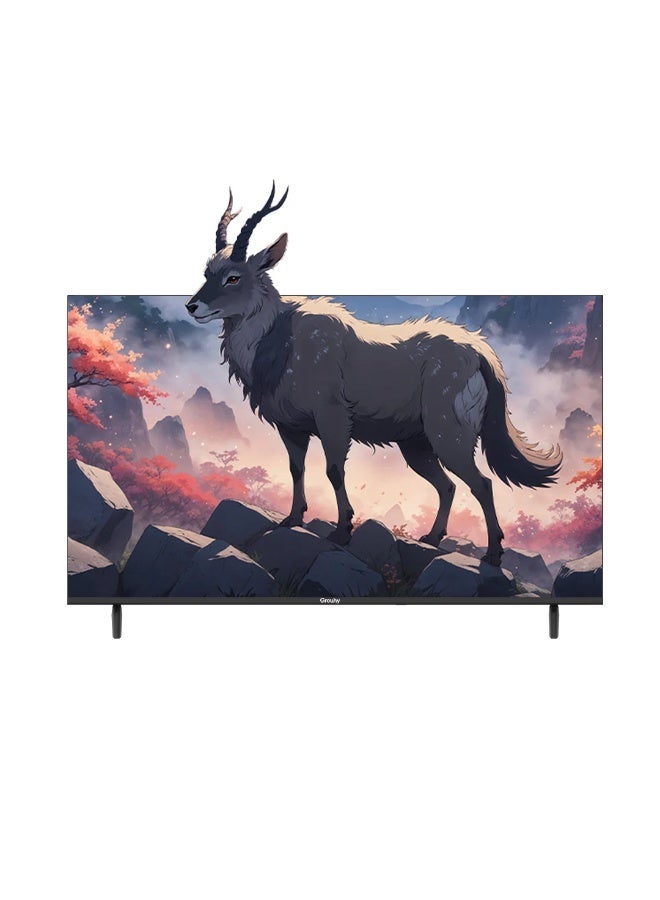 جروهي تلفزيون جروهي سمارت LED بدقة FHD مقاس 43 بوصة بدون إطار مع رسيفر مدمج - GLD43SDV2 - Image 1