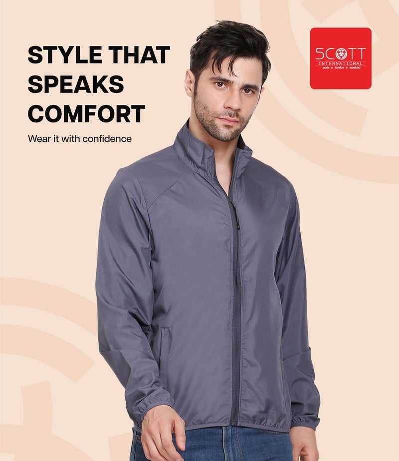Scott International Men's Polyester IDry Water-Repellent Jacket | Lightweight Standard Length Jerkin | Bike Jacket - Image 4