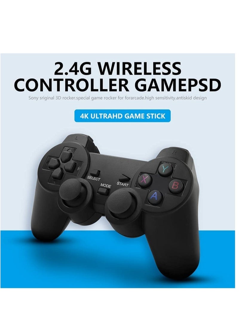 ELTRAZONE Wireless Retro Game Console, Plug and Play Video Game Stick Built in 10000+ Games,9 Classic Emulators, 4K High Definition HDMI Output for TV with Dual 2.4G Wireless Controllers - Image 3